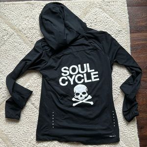 Soul Cycle Nike Hooded Dri Fit Long Sleeve Size S